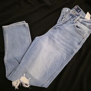 Light Blue Distressed Women's Jeans